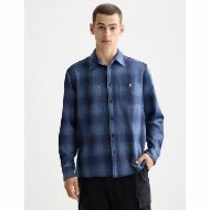 Снимка на SCOTCH&SODA MEN'S SHADOW CHECK SHIRT IN NAVY 4