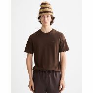 Снимка на SCOTCH&SODA MEN'S SEASONAL CORE - REGULAR FIT LOGO T-SHIRT IN DARK BROWN 4