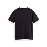 Снимка на SCOTCH&SODA MEN'S REGULAR FIT LEFT CHEST LOGO T-SHIRT IN DARK GREY 2