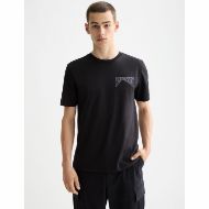 Снимка на SCOTCH&SODA MEN'S REGULAR FIT LEFT CHEST LOGO T-SHIRT IN DARK GREY 4