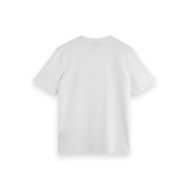Снимка на SCOTCH&SODA MEN'S REGULAR FIT LEFT CHEST LOGO T-SHIRT IN WHITE 2