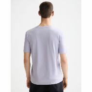 Снимка на SCOTCH&SODA MEN'S REGULAR FIT LEFT CHEST LOGO T-SHIRT IN PURPLE 5