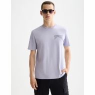 Снимка на SCOTCH&SODA MEN'S REGULAR FIT LEFT CHEST LOGO T-SHIRT IN PURPLE 4