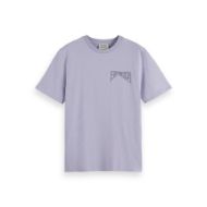 Снимка на SCOTCH&SODA MEN'S REGULAR FIT LEFT CHEST LOGO T-SHIRT IN PURPLE 1