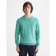 Снимка на SCOTCH&SODA MEN'S SEASONAL CORE - REGULAR FIT ECOVERO BLEND CREWNECK IN GREEN 4