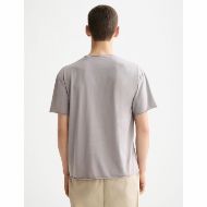 Снимка на SCOTCH&SODA MEN'S RAW EDGE T-SHIRT IN GREY MELANGE 5