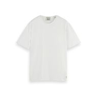 Снимка на SCOTCH&SODA MEN'S RAW EDGE T-SHIRT IN WHITE 1