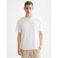 Снимка на SCOTCH&SODA MEN'S RAW EDGE T-SHIRT IN WHITE 4