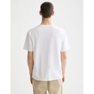 Снимка на SCOTCH&SODA MEN'S RAW EDGE T-SHIRT IN WHITE 5