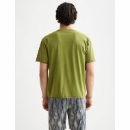 Снимка на SCOTCH&SODA MEN'S RAW EDGE T-SHIRT IN DARK GREEN 5
