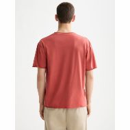 Снимка на SCOTCH&SODA MEN'S RAW EDGE T-SHIRT IN MEDIUM RED 5