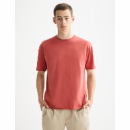 Снимка на SCOTCH&SODA MEN'S RAW EDGE T-SHIRT IN MEDIUM RED 4