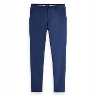 Снимка на SCOTCH&SODA MEN'S SEASONAL CORE - MOTT - WASHED COTTON BLEND CHINO IN NAVY 1