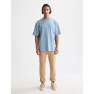Снимка на SCOTCH&SODA MEN'S SEASONAL CORE - LOGO BADGE SWEATPANTS IN MEDIUM BEIGE 7