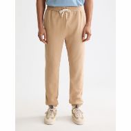 Снимка на SCOTCH&SODA MEN'S SEASONAL CORE - LOGO BADGE SWEATPANTS IN MEDIUM BEIGE 4