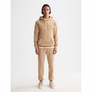 Снимка на SCOTCH&SODA MEN'S SEASONAL CORE - REGULAR FIT LOGO BADGE HOODIE IN MEDIUM BEIGE 7