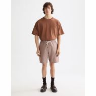 Снимка на SCOTCH&SODA MEN'S SEASONAL CORE - LOOSE FIT 3 CROSSES POCKET T-SHIRT IN MEDIUM BROWN 7