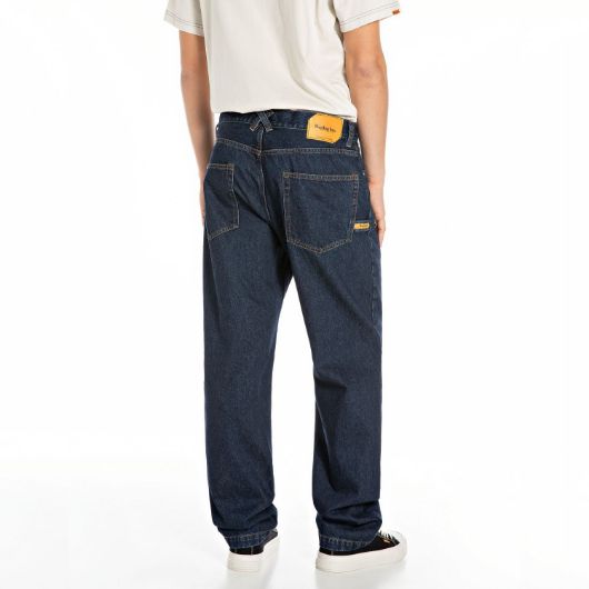 Показвай детайлите за REPLAY МЪЖКИ INC FOUNDER RELAXED-FIT ДЕНИМ 12.5 OZ INDIGO COTTON DENIM В ТЪМНОСИНЬО 3 - FanPoint Снимка на REPLAY МЪЖКИ INC FOUNDER RELAXED-FIT ДЕНИМ 12.5 OZ INDIGO COTTON DENIM В ТЪМНОСИНЬО 3