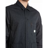 Picture of REPLAY MEN'S BUTTONED DENIM JACKET IN DARK GREY 6