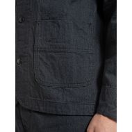 Picture of REPLAY MEN'S BUTTONED DENIM JACKET IN DARK GREY 4