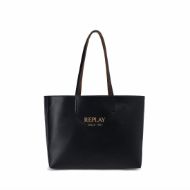 Снимка на REPLAY ДАМСКА ЧАНТА REVERSIBLE SHOPPER BAG WITH CLUTCH В КАФЯВО И ЧЕРНО 5