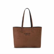 Снимка на REPLAY ДАМСКА ЧАНТА REVERSIBLE SHOPPER BAG WITH CLUTCH В КАФЯВО И ЧЕРНО 1