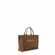 Снимка на REPLAY ДАМСКА ЧАНТА TEDDY ECO FUR SHOPPER BAG В КАФЯВО 2