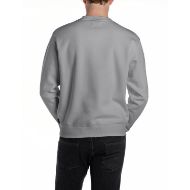 Снимка на REPLAY МЪЖКИ СУИТШЪРТ BRUSHED FLEECE CREW-NECK SWEATSHIRT В ОЛОВНОСИВО 2