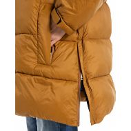 Picture of REPLAY WOMEN'S LONG RECYCLED NYLON PADDED JACKET IN CAMP BRONZE 7