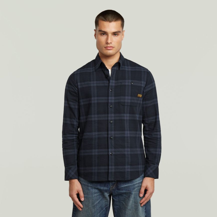 Снимка на G-STAR МЪЖКА BRISTUM 2.0 SLIM РИЗА INDIA INK TOBY CHECK