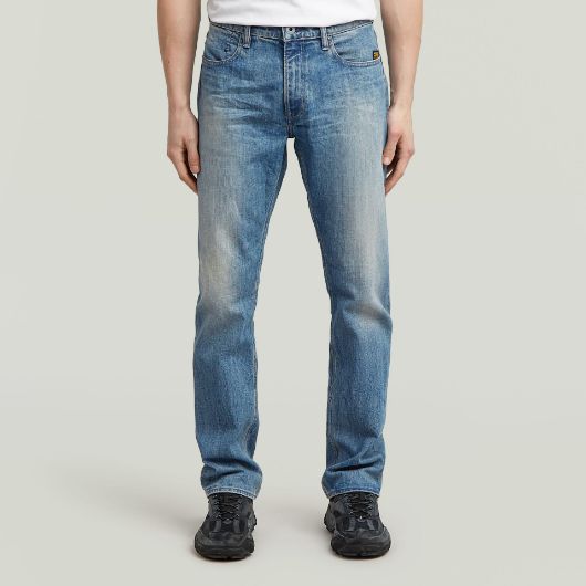 Показвай детайлите за G-STAR МЪЖКИ ДЕНИМ MOSA STRAIGHT JEANS VINTAGE CIRRUS BLUE 1 - FanPoint Снимка на G-STAR МЪЖКИ ДЕНИМ MOSA STRAIGHT JEANS VINTAGE CIRRUS BLUE 1