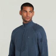 Снимка на G-STAR МЪЖКА ЖИЛЕТКА 3D BIKER FULL ZIP KNITTED SWEATER В ТЪМНОСИНЬО 4