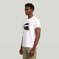 Снимка на G-STAR МЪЖКА БЛУЗА SPRAY G LOGO T-SHIRT В БЯЛО 2
