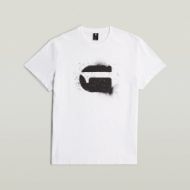 Снимка на G-STAR МЪЖКА БЛУЗА SPRAY G LOGO T-SHIRT В БЯЛО 6