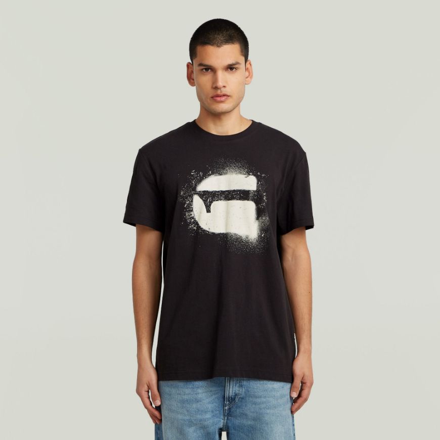 Снимка на G-STAR МЪЖКА БЛУЗА SPRAY G LOGO T-SHIRT В ЧЕРНО