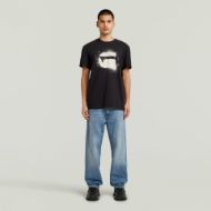 Снимка на G-STAR МЪЖКА БЛУЗА SPRAY G LOGO T-SHIRT В ЧЕРНО 5