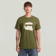 Снимка на G-STAR МЪЖКА БЛУЗА SPRAY G LOGO T-SHIRT В ЗЕЛЕНО 1