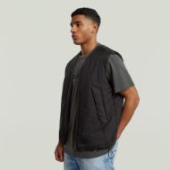 Picture of G-STAR MEN'S LW CLOUD VEST IN BLACK 2