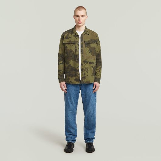 Show details for G-STAR MEN'S CARGO POCKET SERVICE REGULAR SHIRT IN CAMO 3 - FanPoint Picture of G-STAR MEN'S CARGO POCKET SERVICE REGULAR SHIRT IN CAMO 3