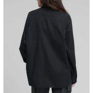 Picture of REPLAY WOMEN'S OVERSIZED POPLIN SHIRT IN BLACK 3