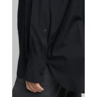 Picture of REPLAY WOMEN'S OVERSIZED POPLIN SHIRT IN BLACK 6