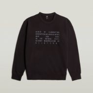 Снимка на G-STAR МЪЖКИ СУИТШЪРТ TEXT GRAPHIC В ЧЕРНО 6
