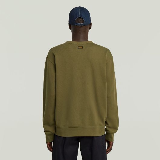 Показвай детайлите за G-STAR МЪЖКИ СУИТШЪРТ TEXT GRAPHIC В ЗЕЛЕНО 2 - FanPoint Снимка на G-STAR МЪЖКИ СУИТШЪРТ TEXT GRAPHIC В ЗЕЛЕНО 2