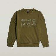 Снимка на G-STAR МЪЖКИ СУИТШЪРТ TEXT GRAPHIC В ЗЕЛЕНО 6