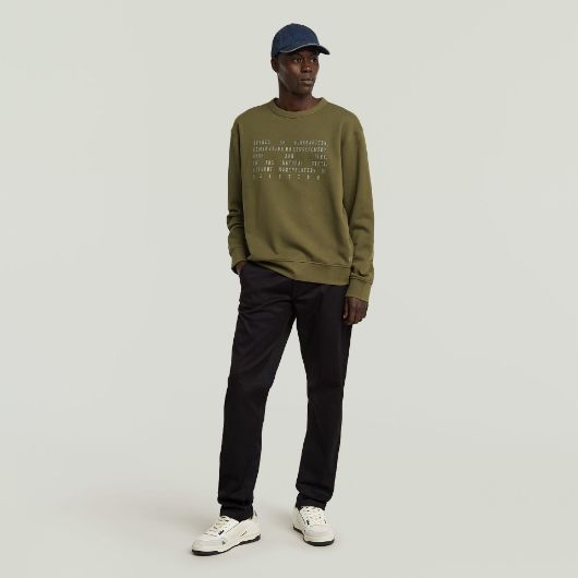 Показвай детайлите за G-STAR МЪЖКИ СУИТШЪРТ TEXT GRAPHIC В ЗЕЛЕНО 3 - FanPoint Снимка на G-STAR МЪЖКИ СУИТШЪРТ TEXT GRAPHIC В ЗЕЛЕНО 3