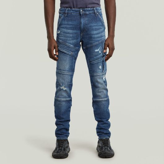 Показвай детайлите за G-STAR МЪЖКИ ДЕНИМ AIRBLAZE 3D SKINNY JEANS В СИНЬО 1 - FanPoint Снимка на G-STAR МЪЖКИ ДЕНИМ AIRBLAZE 3D SKINNY JEANS В СИНЬО 1