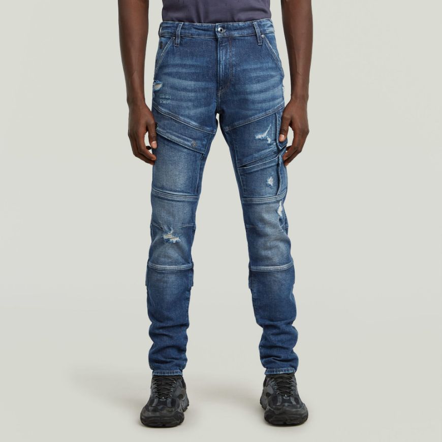 Picture of G-STAR MEN'S AIRBLAZE 3D SKINNY JEANS IN BLUE