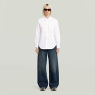 Снимка на G-STAR ДАМСКА SLIM POPLIN РИЗА В БЯЛО 5