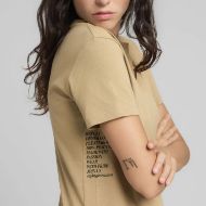 Picture of REPLAY WOMEN'S REGULAR-FIT ORGANIC COTTON T-SHIRT IN STONE IVORY 4