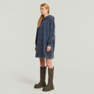 Снимка на G-STAR ДАМСКА A LINE HOODED SWEATER РОКЛЯ В ТЪМНОСИНЬО 2